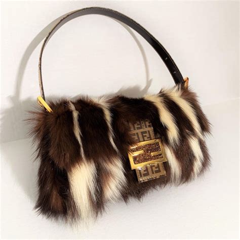 fur fendi baguette